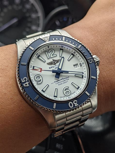 breitling superocean 42 white dial|Breitling Superocean ii 42 price.